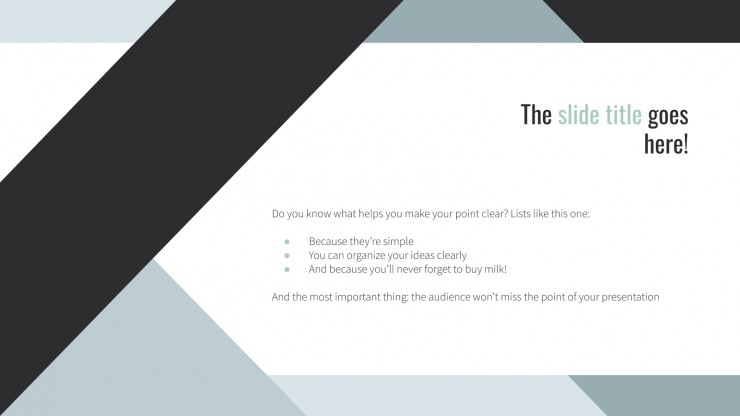 Geometric Business presentation template