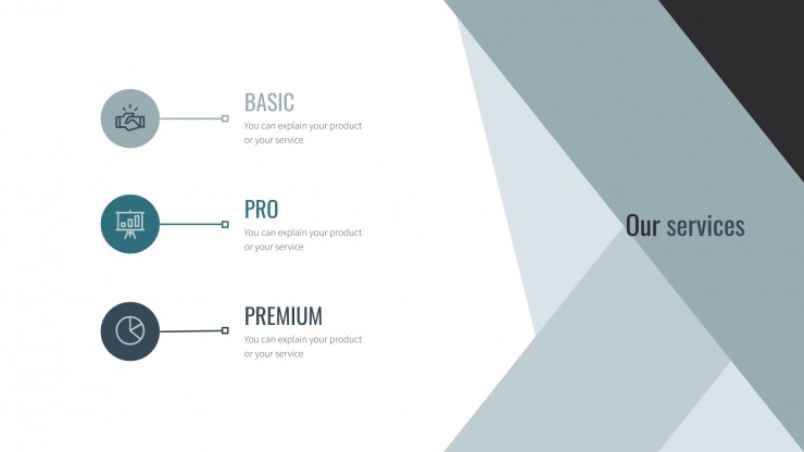 Geometric Business presentation template