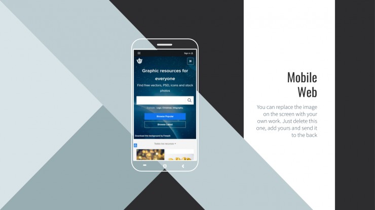 Geometric Business presentation template