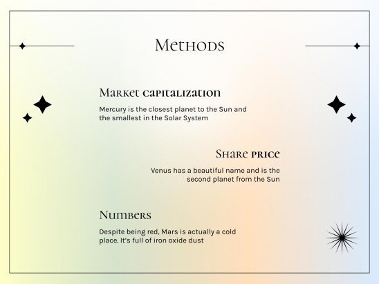 기업 가치 평가 워크숍 프레젠테이션 템플릿