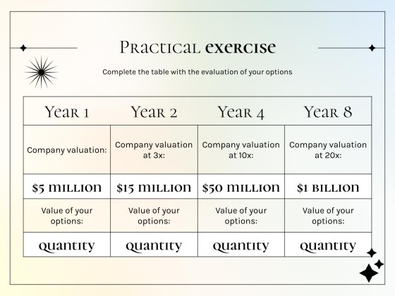 기업 가치 평가 워크숍 프레젠테이션 템플릿