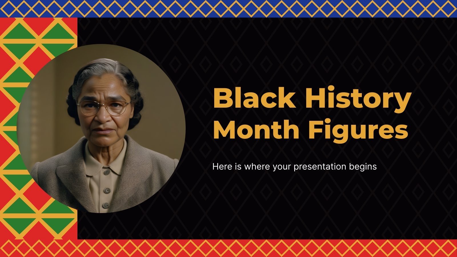 Free Google Slides PPT Template For Black History Month