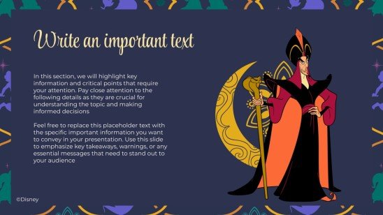 Aladdin & Jasmine Presentation