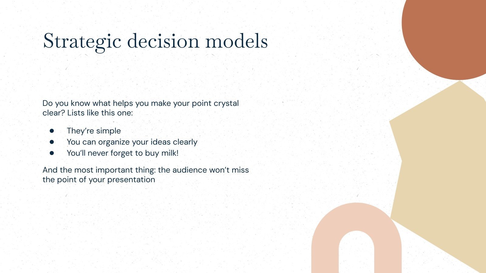 Effective Decision Making Strategies