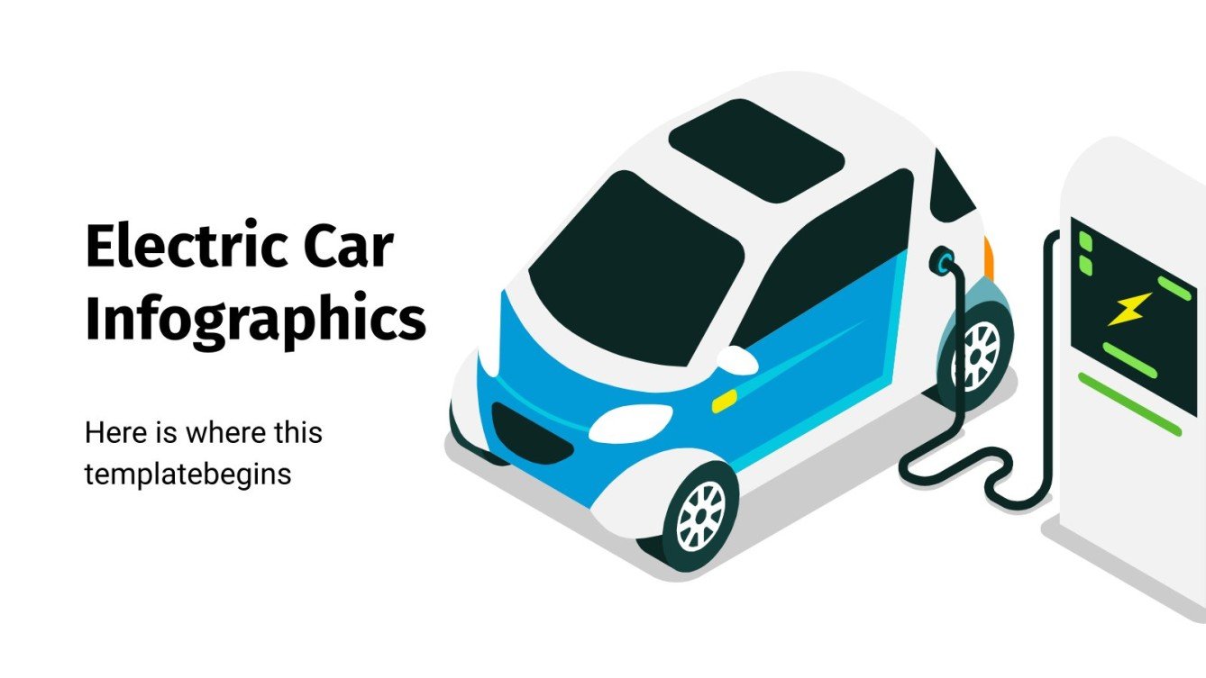 Free Electric Car Infographics for Google Slides and PowerPoint