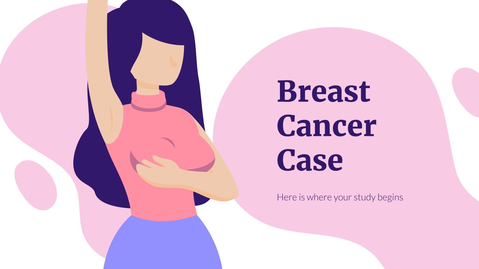 Diagram of breast cancer Royalty Free Vector Image