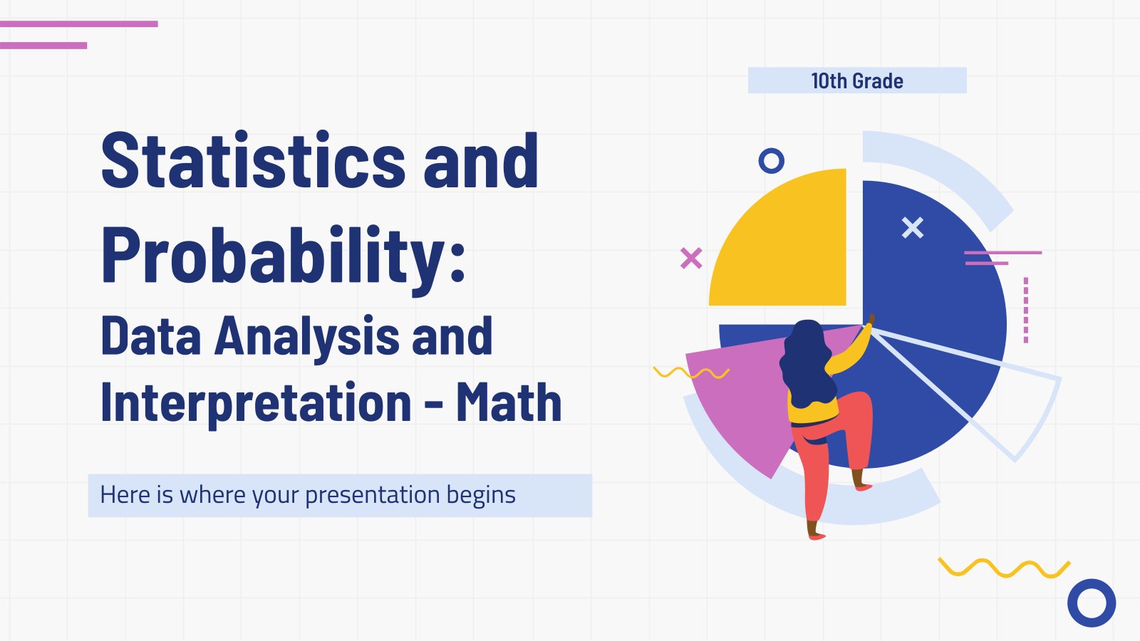 Modelo de apresentação Estatística e probabilidade: análise e interpretação de dados - Matemática - 1.º ano do ensino médio