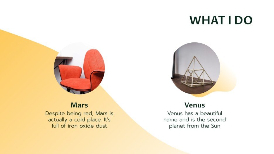 Furniture & Product Design Google Slides and PPT template