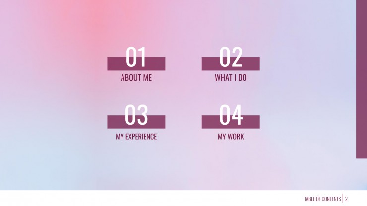 Designer Portfolio presentation template