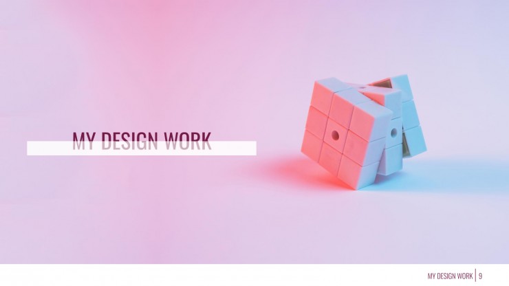 Designer Portfolio presentation template