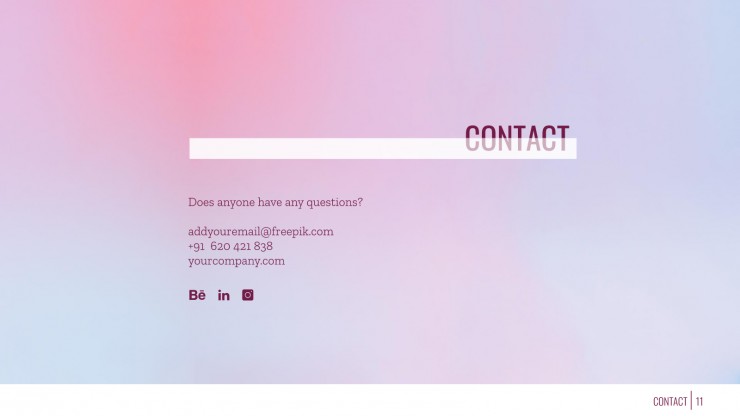 Designer Portfolio presentation template
