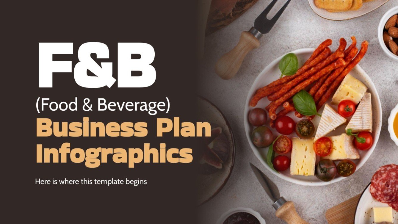F&B (Food & Beverage) Business Plan Infographics