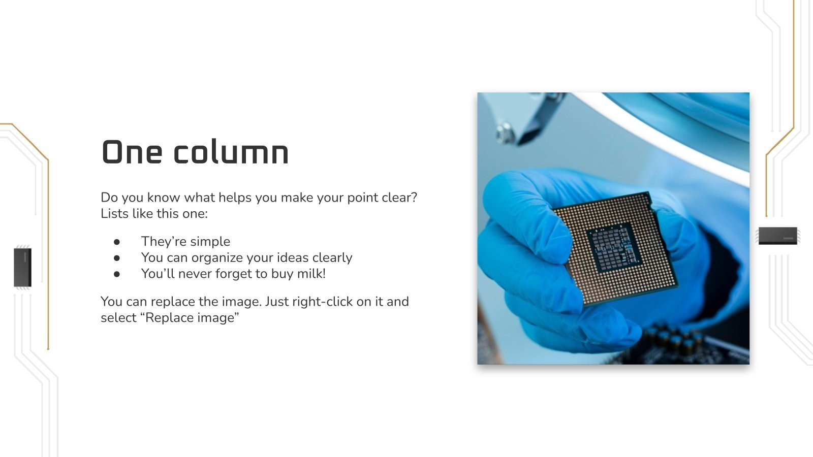 Microprocessor Manufacturer Company Profile Presentation