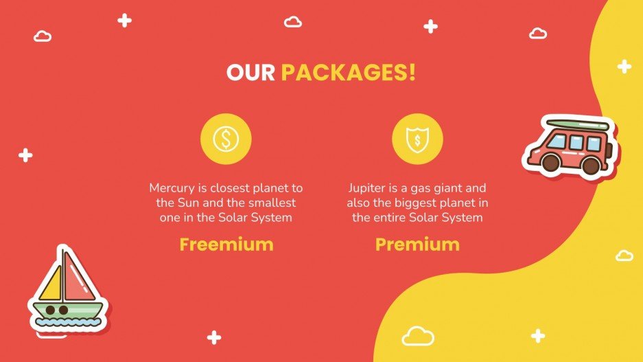 Cute Sticker Google Slides theme & PowerPoint template