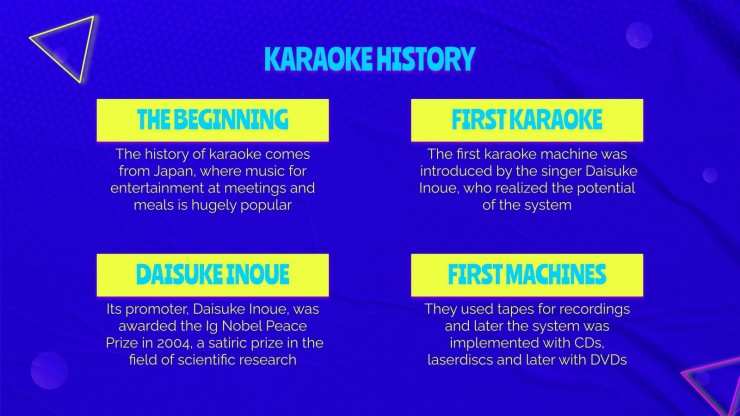 National Karaoke Week (US) presentation template 