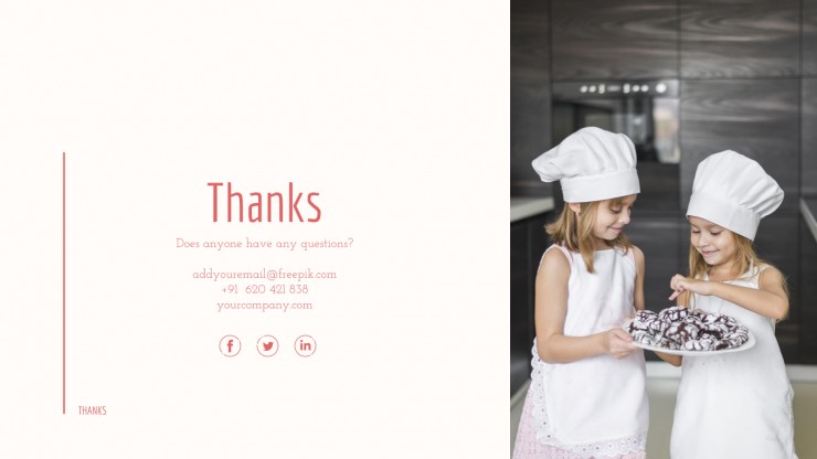 Kids Baking Workshop presentation template 