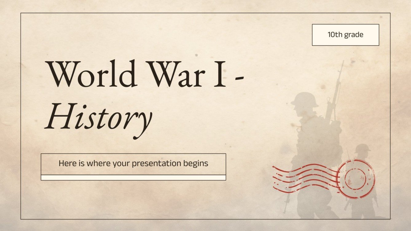 Free War Google Slides themes and PowerPoint templates