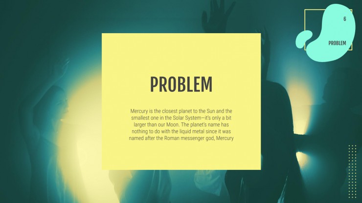 Modelo de apresentação Pitch deck de app de música