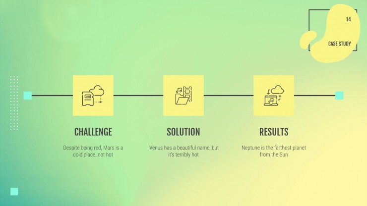 Modelo de apresentação Pitch deck de app de música