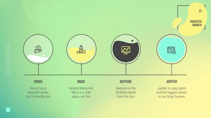 Modelo de apresentação Pitch deck de app de música