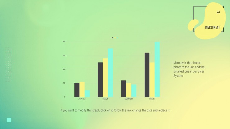 Modelo de apresentação Pitch deck de app de música