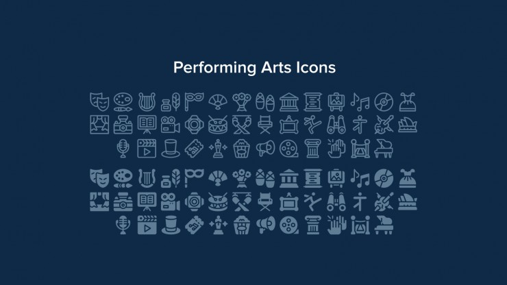 Modelo de apresentação Pitch deck de app de música