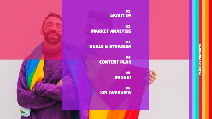 LGBT Marketing Campaign presentation template