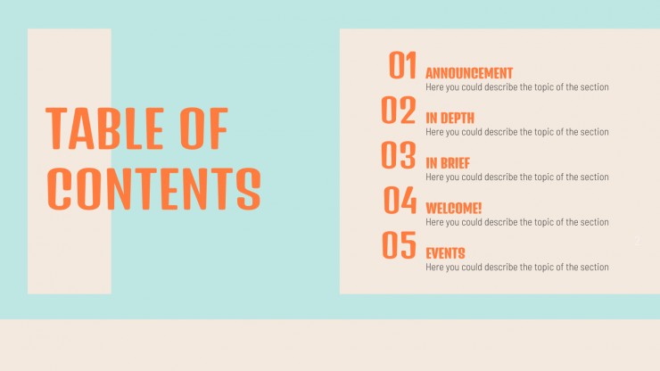 Newsletter pour écoles de langues : Modèles de présentation