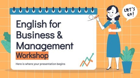 English for Business and Management Workshop presentation template 