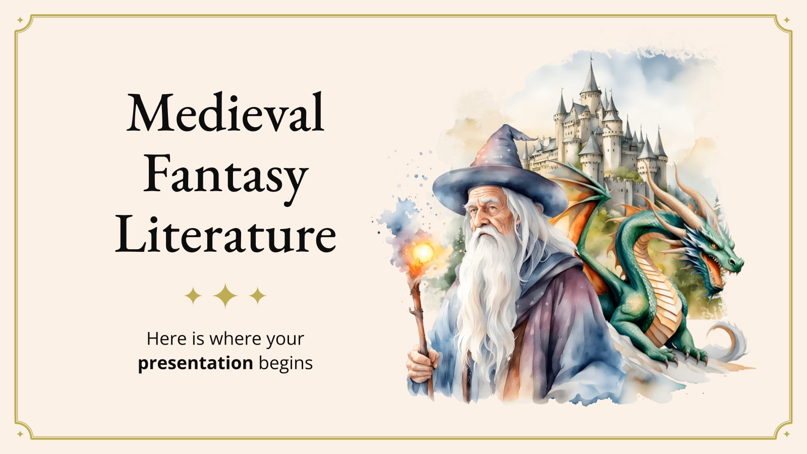 Free Google Slides PowerPoint Presentations About Castles