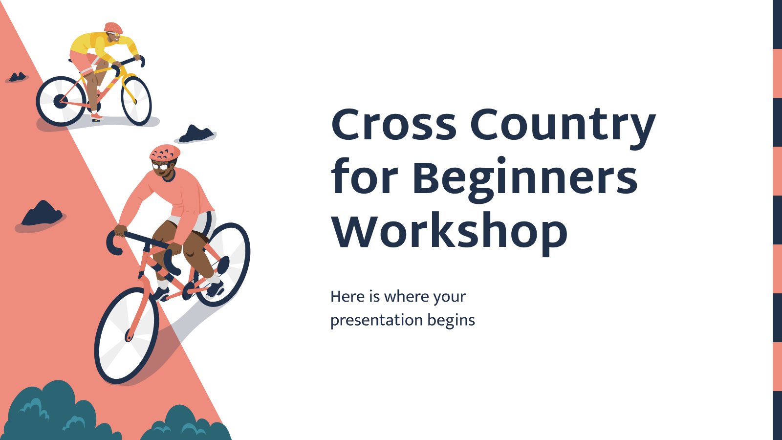 Cross Country for Beginners Workshop presentation template 