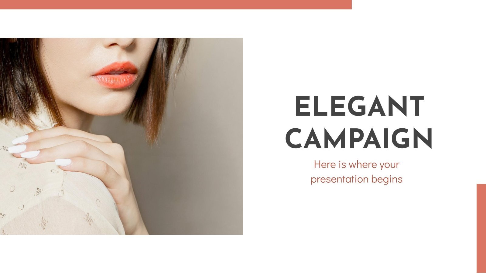 Campagne élégante Modèles de présentation