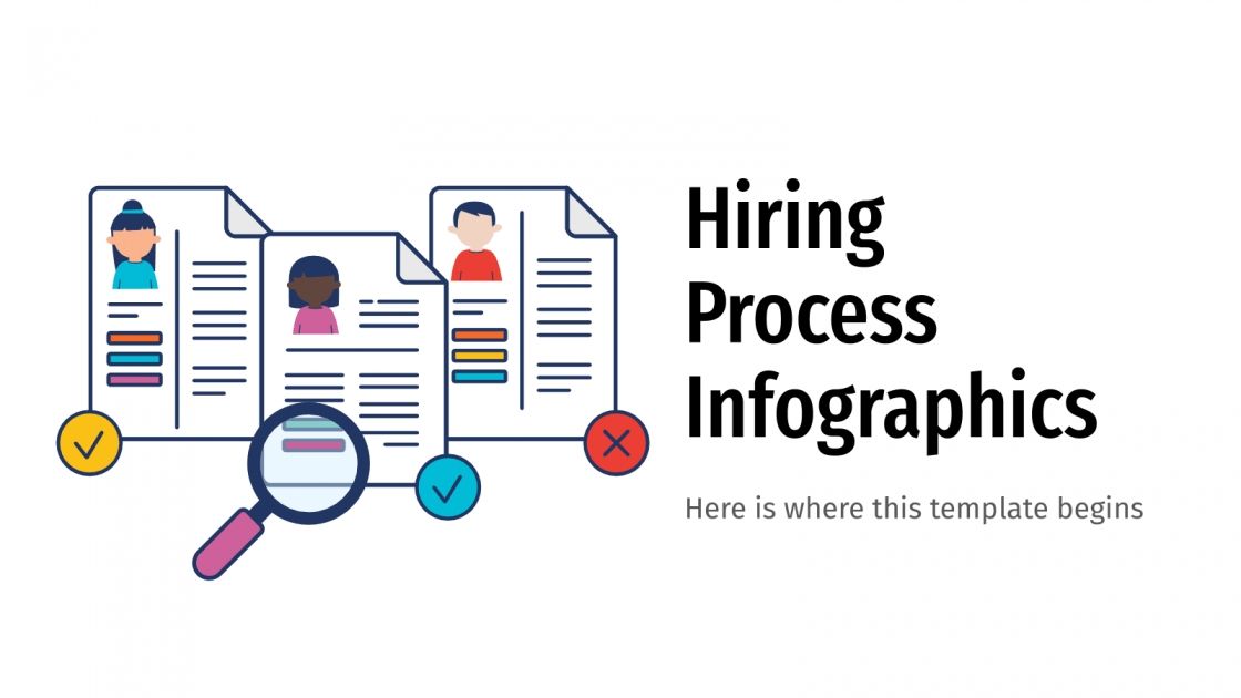 Hiring Process Infographics for Google Slides & PowerPoint