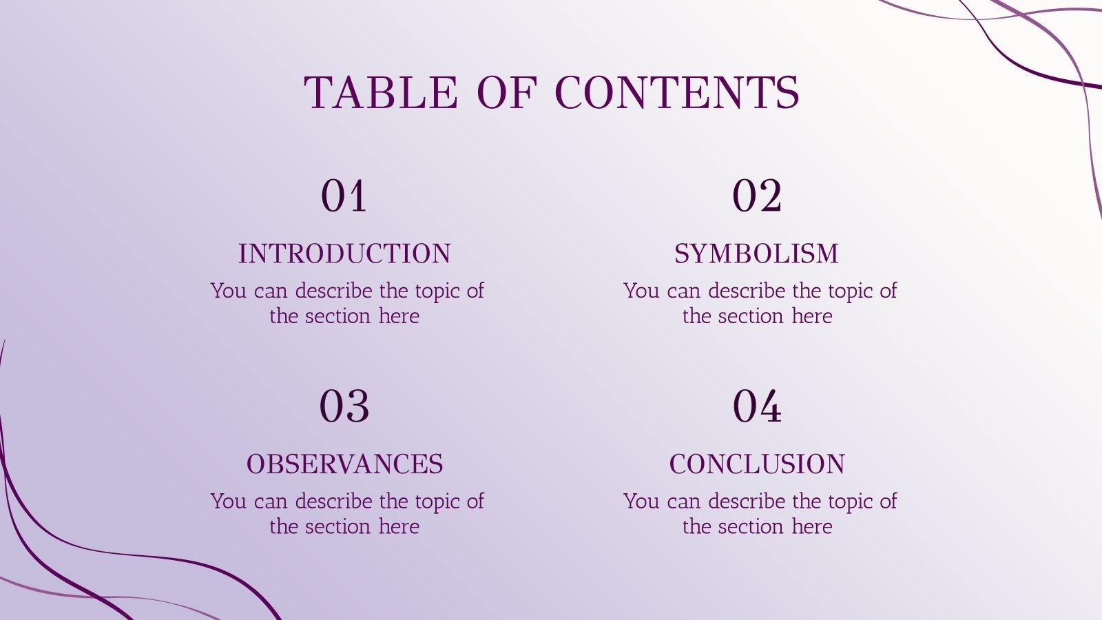 Ash Wednesday Presentation