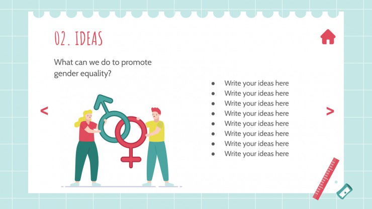 Student Choice Board for Middle School presentation template