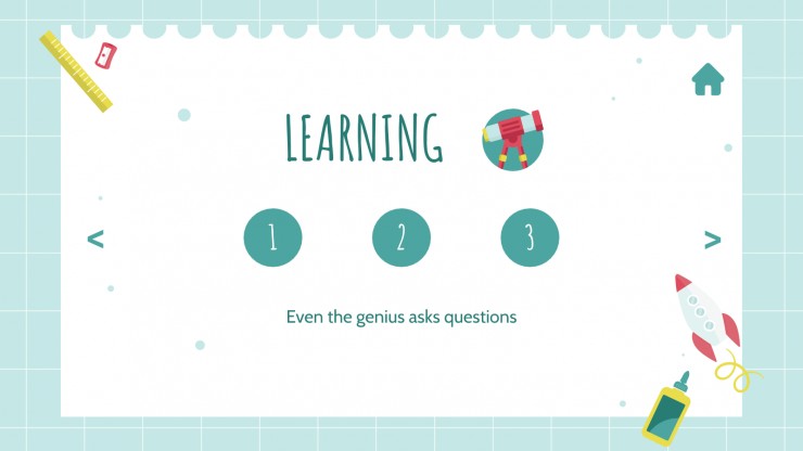 Student Choice Board for Middle School presentation template