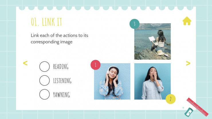 Student Choice Board for Middle School presentation template