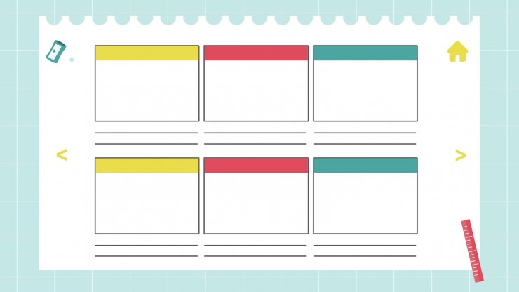 Student Choice Board for Middle School presentation template
