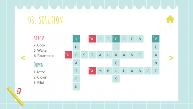 Student Choice Board for Middle School presentation template