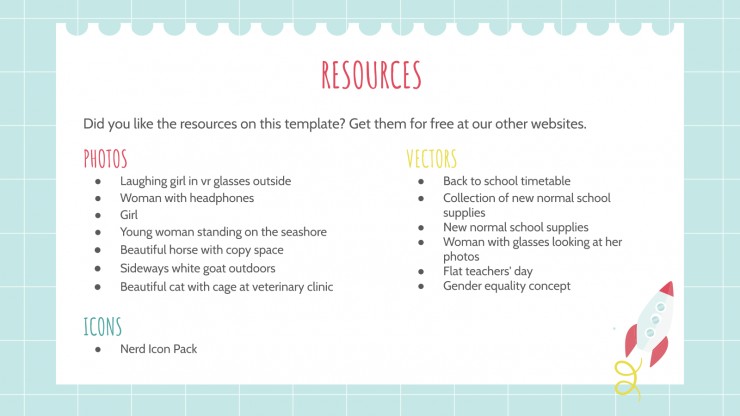 Student Choice Board for Middle School presentation template