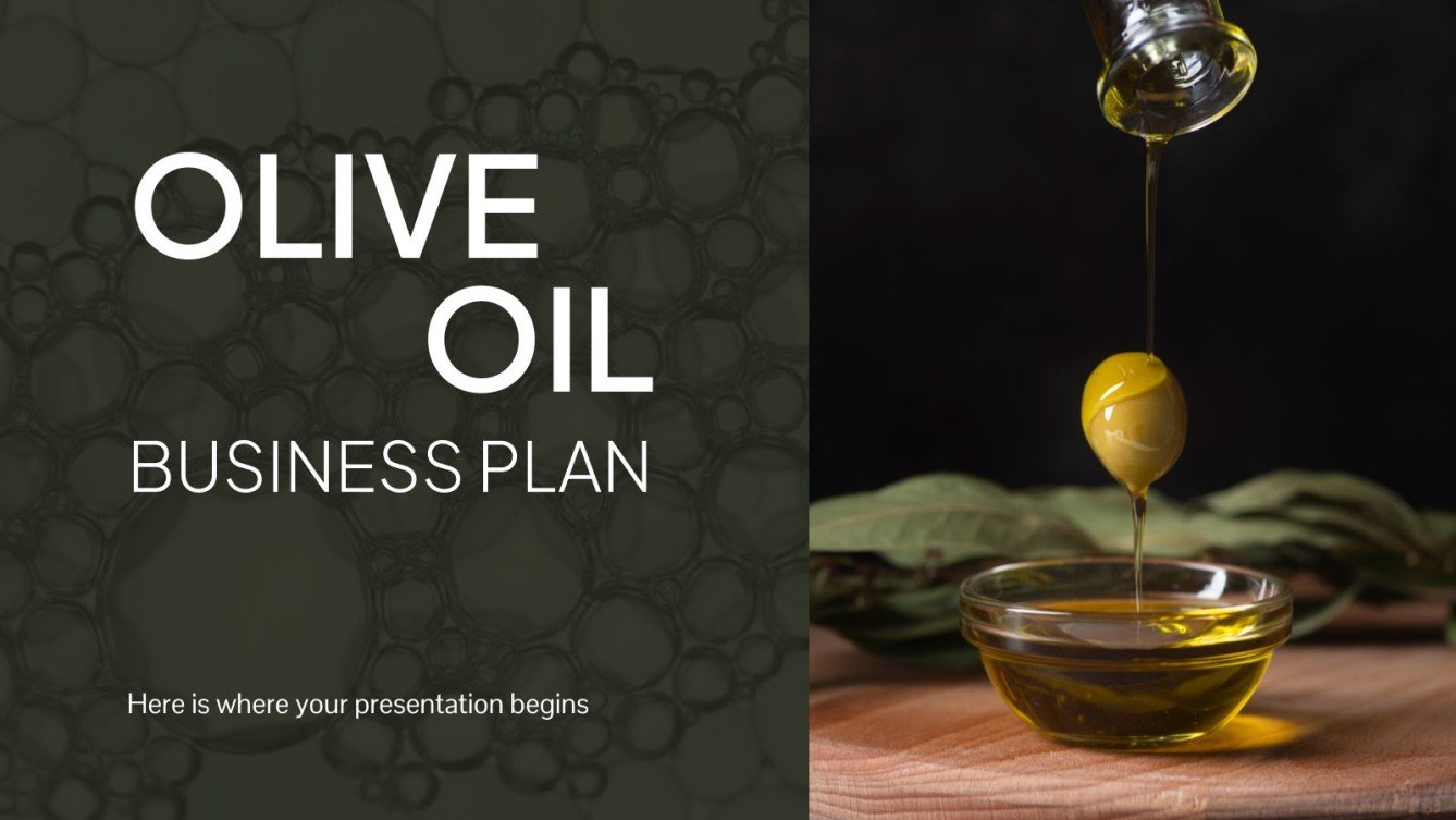 Olive Oil Business Plan Presentation