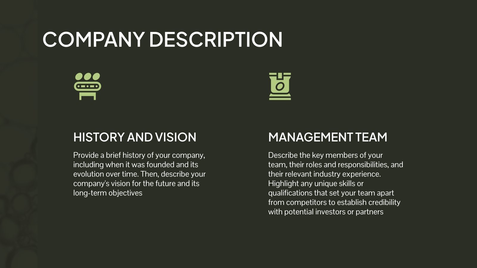 Olive Oil Business Plan Presentation
