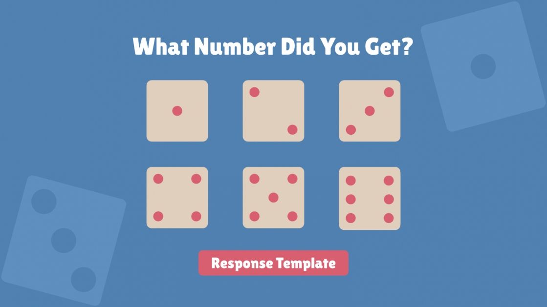 Dice Games for Class Google Slides & PowerPoint template