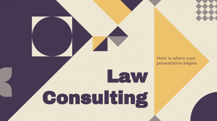 Law Consulting Sales Pitch presentation template