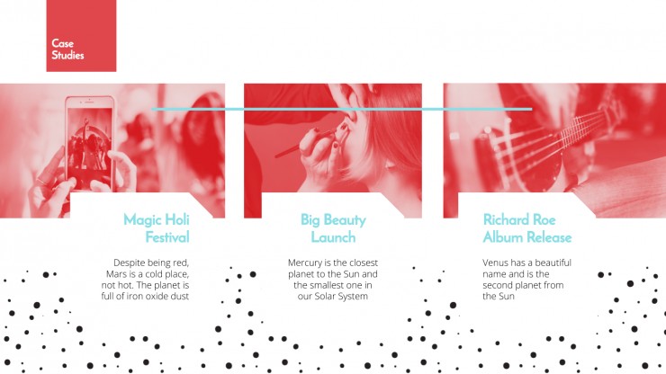 Events Marketing Agency presentation template