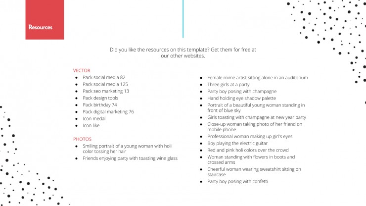 Events Marketing Agency presentation template