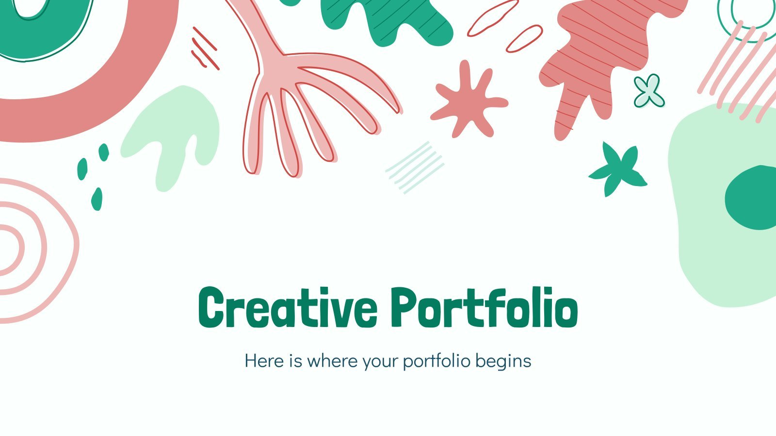 Creative Portfolio presentation template 