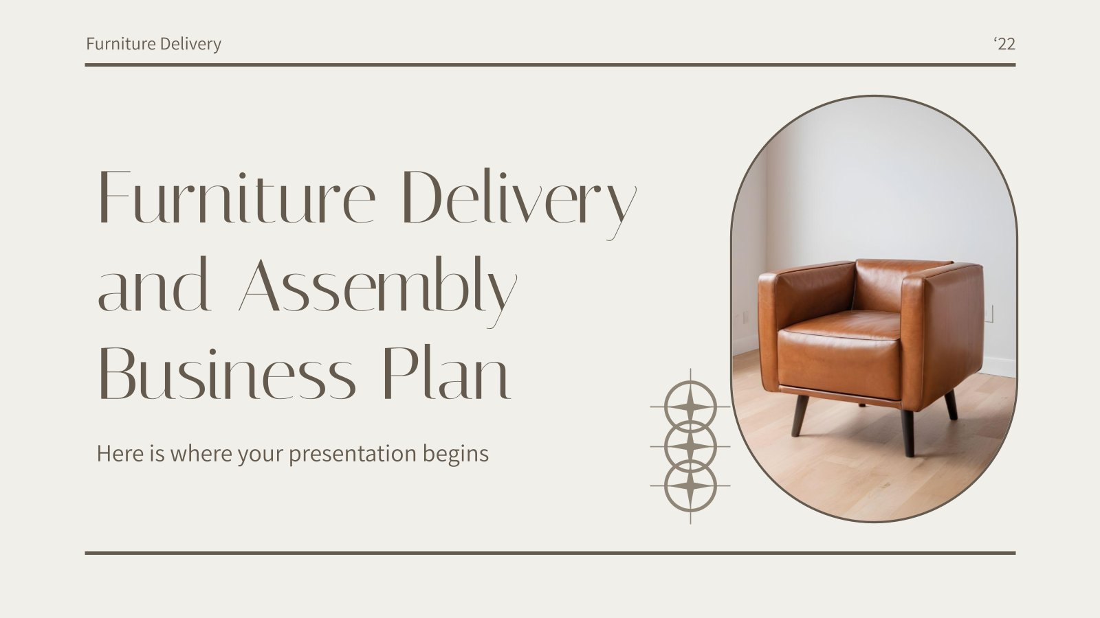 Furniture Delivery and Assembly Business Plan presentation template 