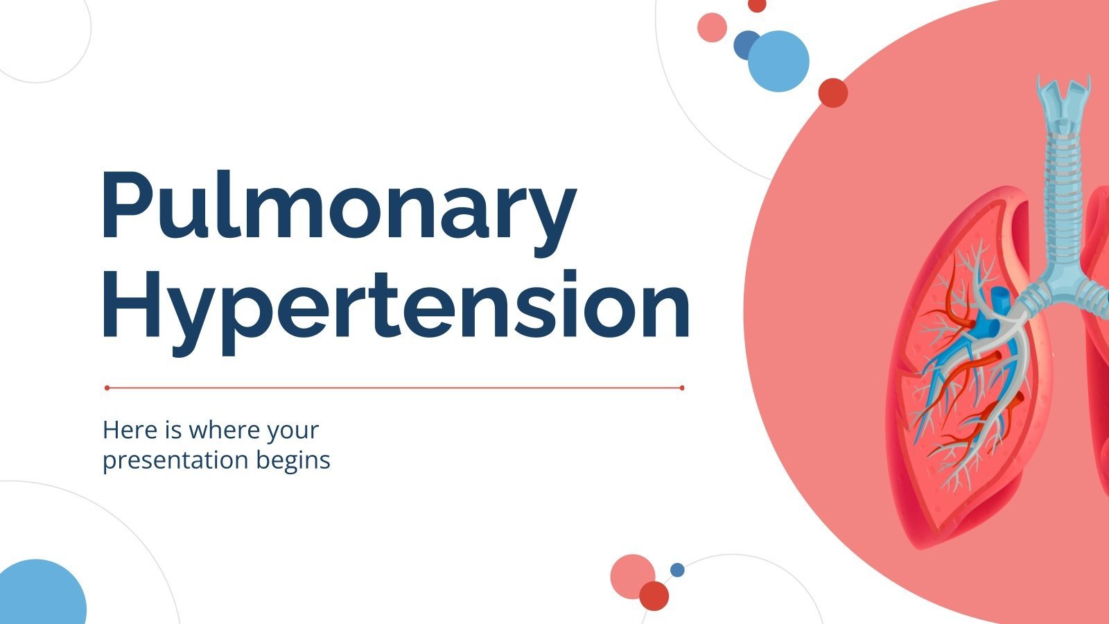 Hypertension pulmonaire Modèles de présentation
