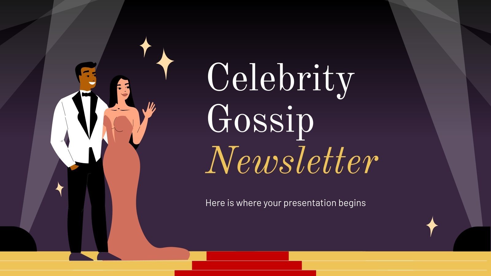Celebrity Gossip Newsletter Presentation